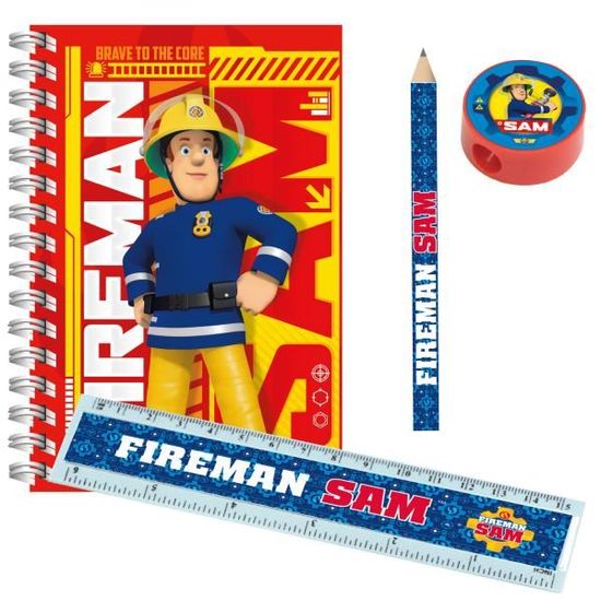 Sam Le Pompier Kit Papeterie 20 Pieces 5 Regles 5 Taille Crayons 5 Crayons 5 Blocs Notes Achat Vente Kit Papier Creatif Cdiscount