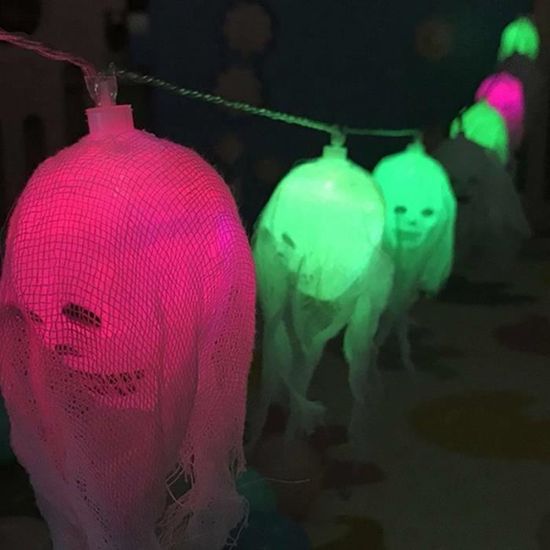 2.5M 10 LED Suspendus Guirlandes Lumineuses Party Decors pour Halloween-GUIRLANDE LUMINEUSE