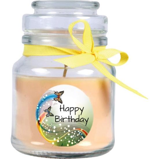 Candle Factory Big Jumbo Pêche Blanche - Fleur De Rose