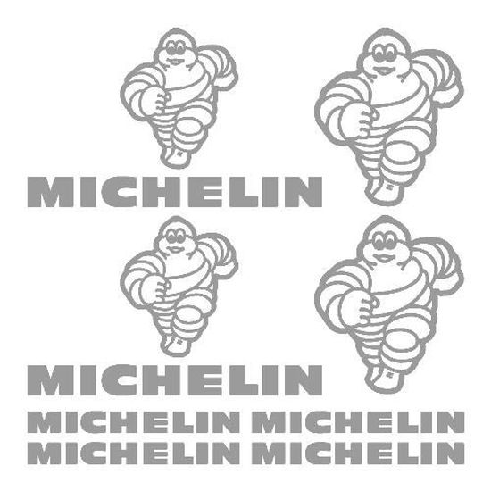 michelin  Réf Compatible Kit Stickers Autocollants Moto SPON-073 