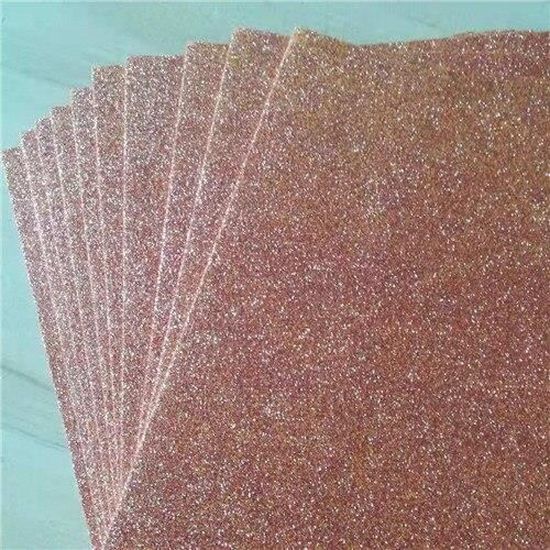 Lot de 10 feuilles de mousse avec paillettes - Format A4 - 2 mm - Pour