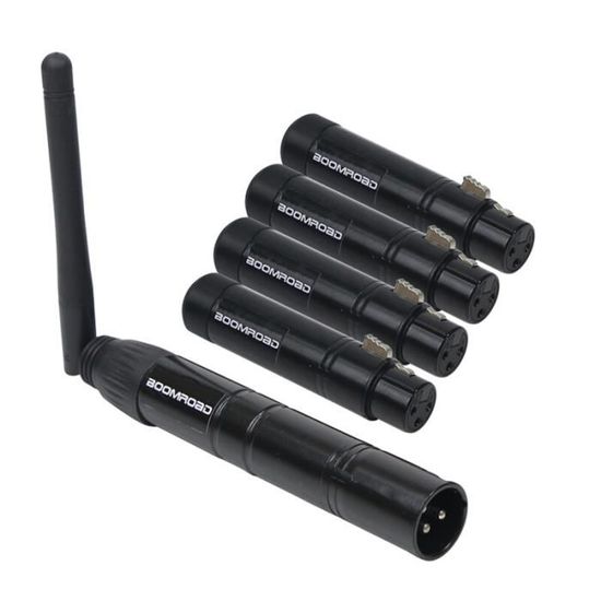 Lampes de scène,Émetteur-récepteur sans fil XLR Dmx 2.4G 3 broches