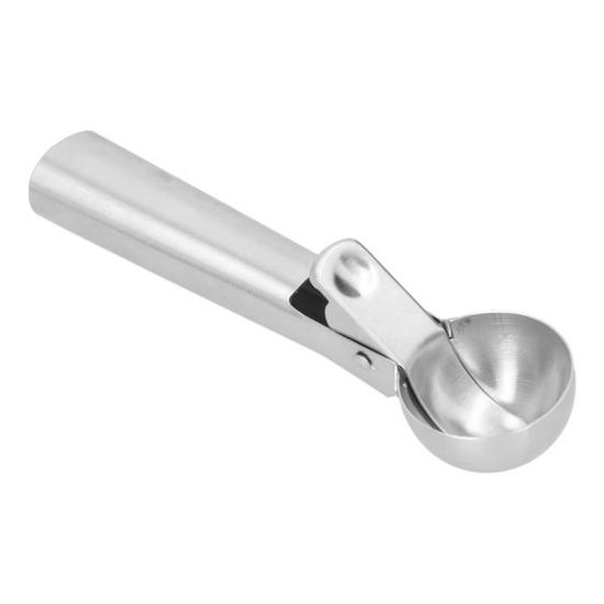 Cuillère à Glace Inox 304 Polie Miroir – Diamètre Intérieur 78mm, Facile à Nettoyer