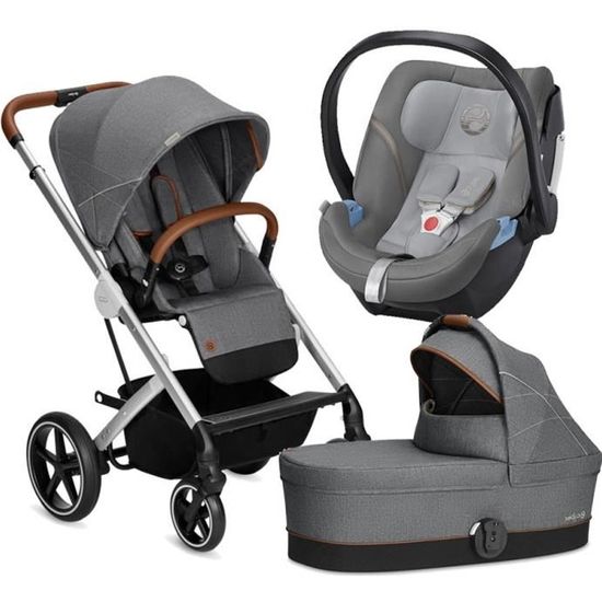 Poussette TRIO BALIOS S DENIM Manhattan Grey ATON 5 Nacelle S