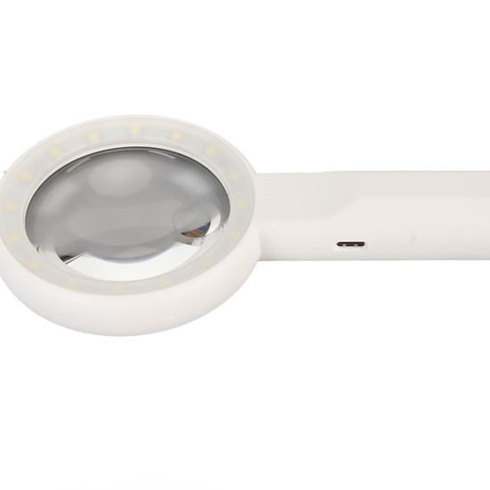 Loupe sans ains avec Éclairage LED et Collier, 20x13 c Grand Écran Loupe sans ains avec Éclairage LED et Collier, 20x13 c Grand Écran