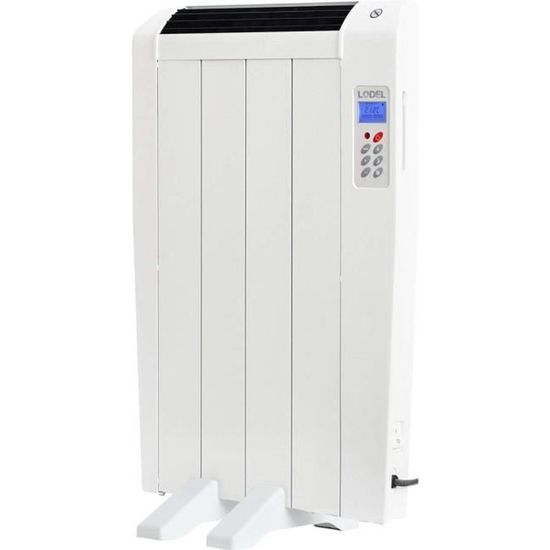 Radiateur Electrique Programmable - LODEL RA4 - 600 W - Chauffage Rapide - Mobile / Mural - Blanc