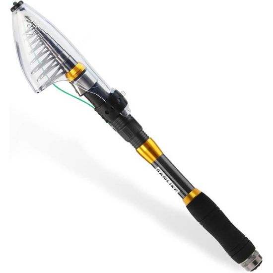 Canne à pêche Portable Mini télescopique à poignée... - Grandado Canne à pêche Portable Mini télescopique à poignée... - Grandado