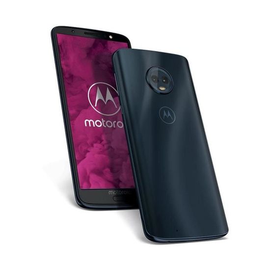 Motorola G6 Smartphone portable débloqué 4G (Ecran: 5,7 pouces - 64 Go - Double Nano-SIM - Android 9.0) Bleu Indigo
