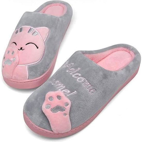 Chaussons fille Lapin fourrés • Chausson Univers