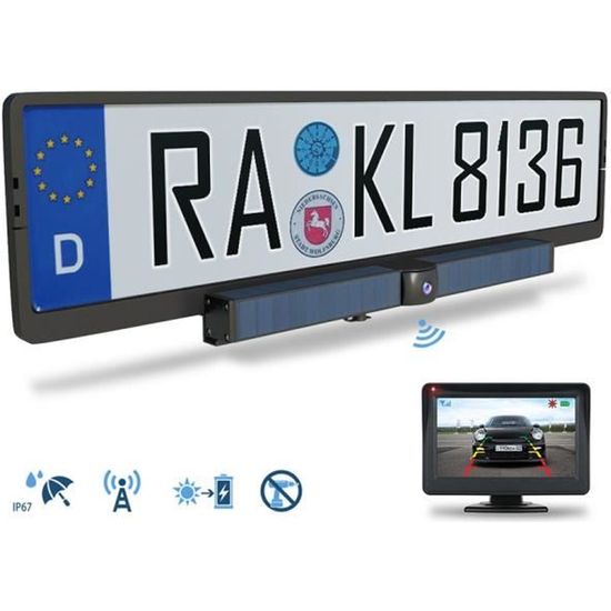 Kit Caméra De Recul + Moniteur 4,3" HD Pour Peugeot Expert/Fiat Scudo/Citroën Jumpy (2007-2016) - Angle 170°, étanche IP67