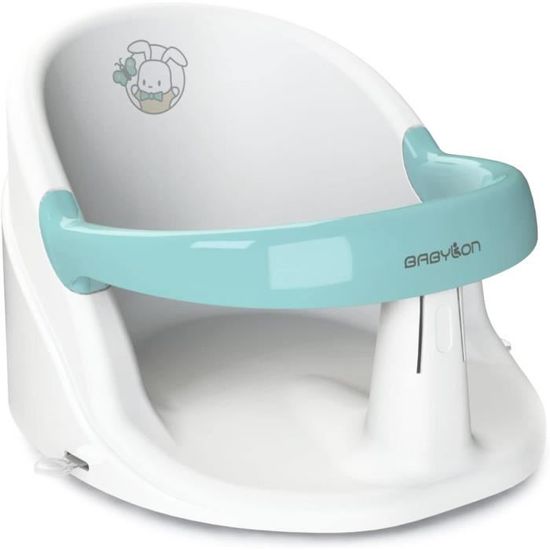 YOSOO Siège De Bain Bébé Avec Ventouses Antidérapantes Et Dossier, Confortable Et Sûr