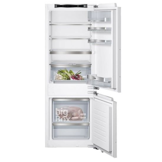 Siemens Réfrigérateur combiné intégrable à pantographe 231l blanc - KI77SADE0