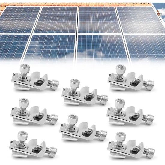 Supports De Montage En Acier Inoxydable Pour Panneaux Solaires - 6 Pièces - Pour Camping-car, Yacht, Coffre De Toit