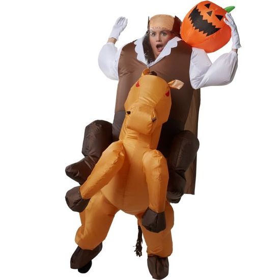 TECTAKE Costume autogonflant de cavalier sans tête Cdiscount Jeux Jouets