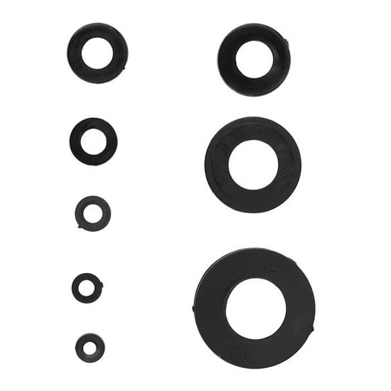 Set di 10 rondelle in nylon plastificato, H.25 x L.25 x P.3 mm AFBAT