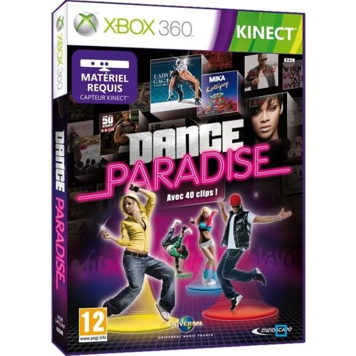 Mind Dance Paradise Kinect Jeu Xbox 360