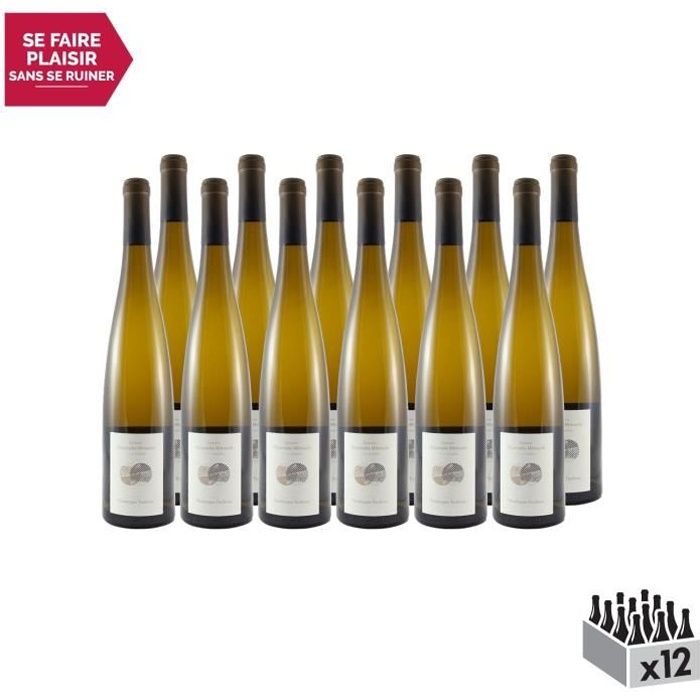 Alsace Gewurztraminer Vieilles Vignes Vendanges Tardives Blanc 2017 - Lot de 12x75cl - Terres d'étoiles - Vin AOC Blanc d' Alsace -