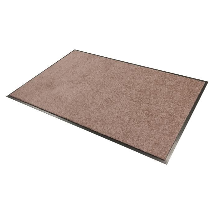 Tapis d’entrée Intérieur et Extérieur – 60x90 CM - Tapis Antidérapant & Anti-Poussière – Paillasson d’Entrée et Extérieur – TAUPE