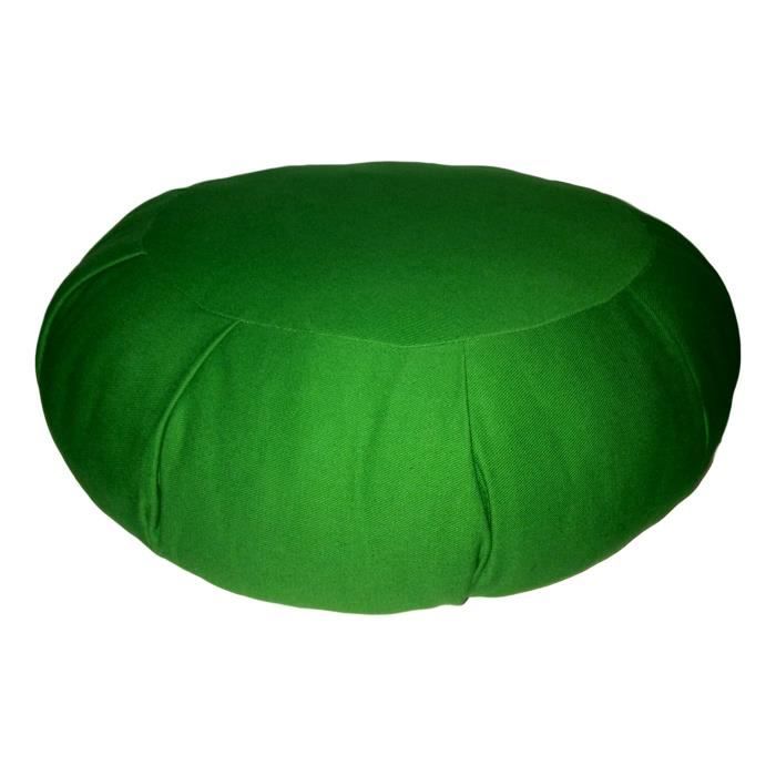 Zafu Traditionnel Vert