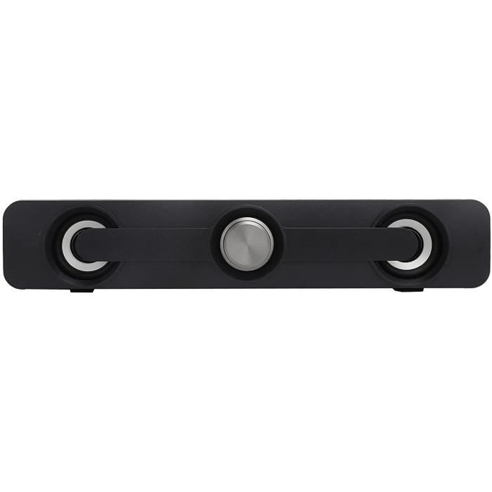 Barre de SonHautParleur Audio D'ordinateur BluetoothHautParleur USB à Grand Volume avec Connecteur Audio 3,5 MmAdapté au Dortoir d