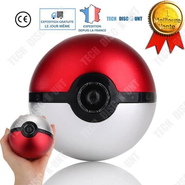 TD® batterie externe pokeball iphone samsung 10000 mAh portable pokemon apple samsung telephone powerbank tablette led s~CC4182
