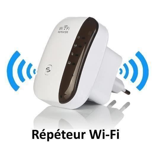 Répéteur WiFi PLUG&SURF Version 2019 - universel tout abonnement - iBooster la qualité et la distance wi-fi