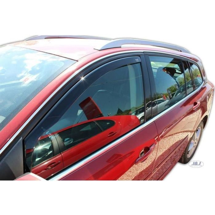 | Deflecteurs d'Air déflecteurs de vent Compatible avec Renault Laguna III 5 Portes 2007-2014 2 pièces