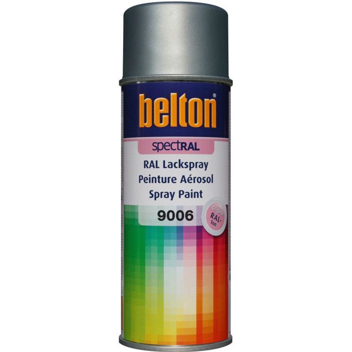 RAL 9006 ALUMINIUM BLANC Mat (BELTON) (Bombe pe...