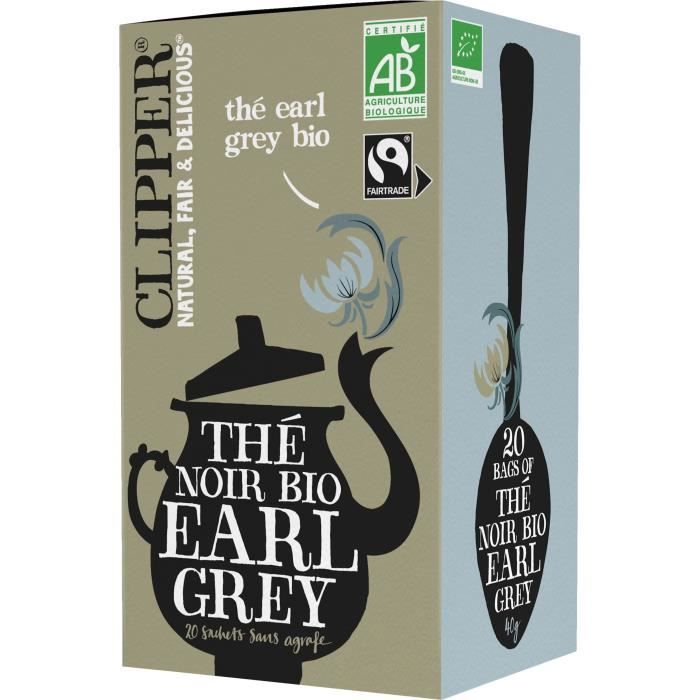 CLIPPER Thé Earl Grey Bio 40g