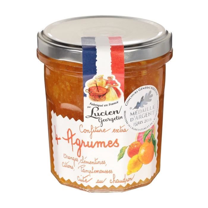 LUCIEN GEORGELIN Confiture Extra 4 Agrumes - 320 g