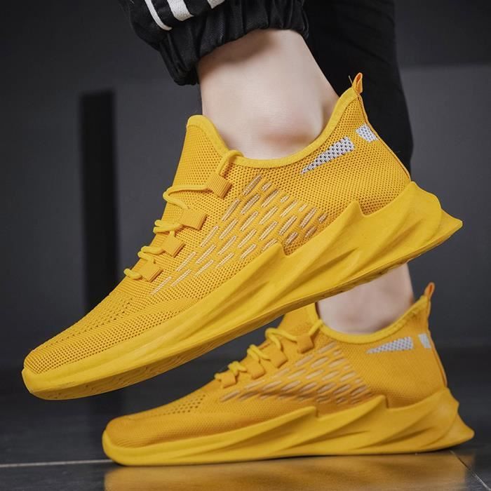 Chaussures de sport décontractées pour hommes, chaussures de course, baskets en maille, chaussures légères et respirantes