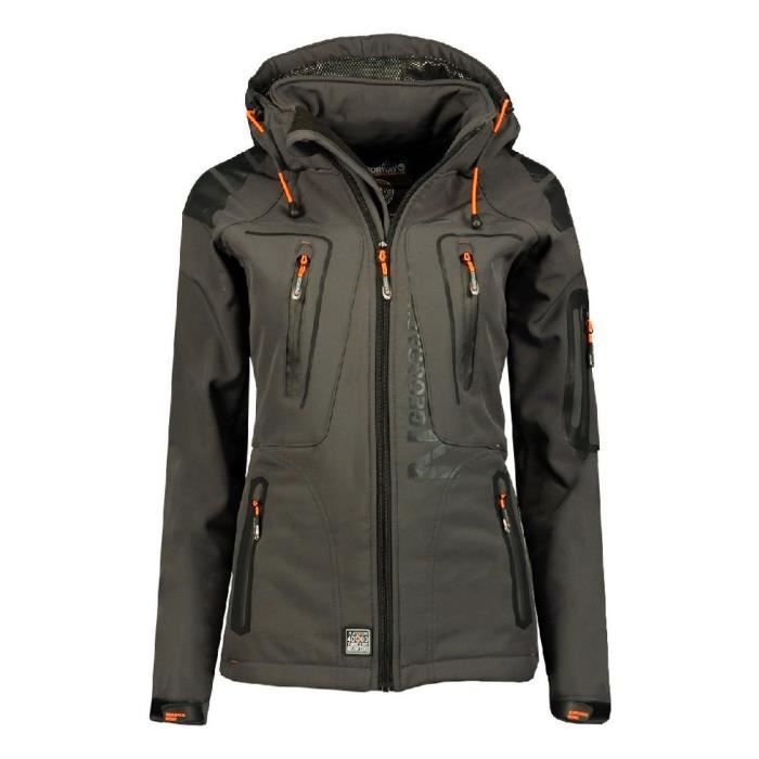 Veste Softshell Kaki Femme Geographical Norway Tisland New