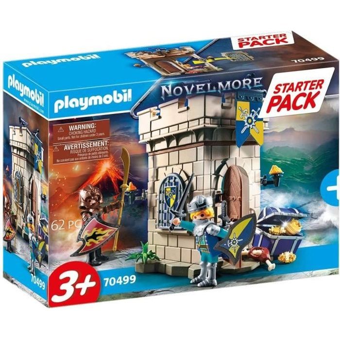PLAYMOBIL - 70499 - Novelmore - Starter Pack - Donjon Novelmore