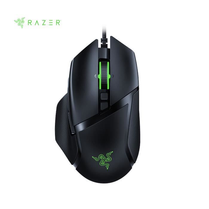 Razer Basilisk V2 Gaming Mouse 20000 DPI Capteur Optique Chroma RGB Lighting 11 Boutons Programmables Résistance de Défilement Per