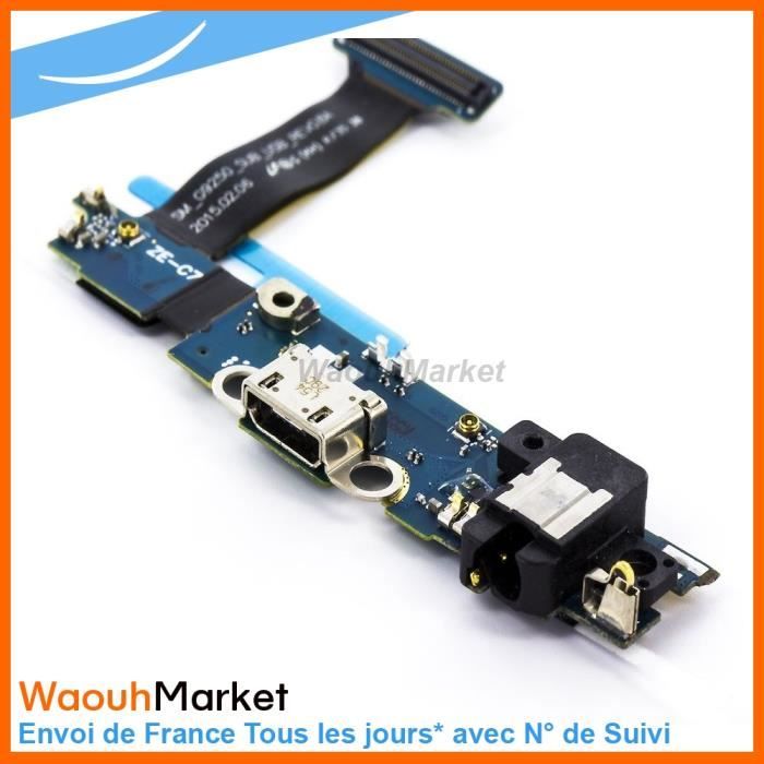 Nappe connecteur de charge prise jack écouteur pour Samsung Galaxy S6 Edge G925F