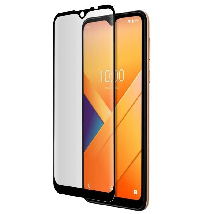 Film Wiko Y81 Verre Trempé 9H Original Wiko Full Cover Contour noir Noir