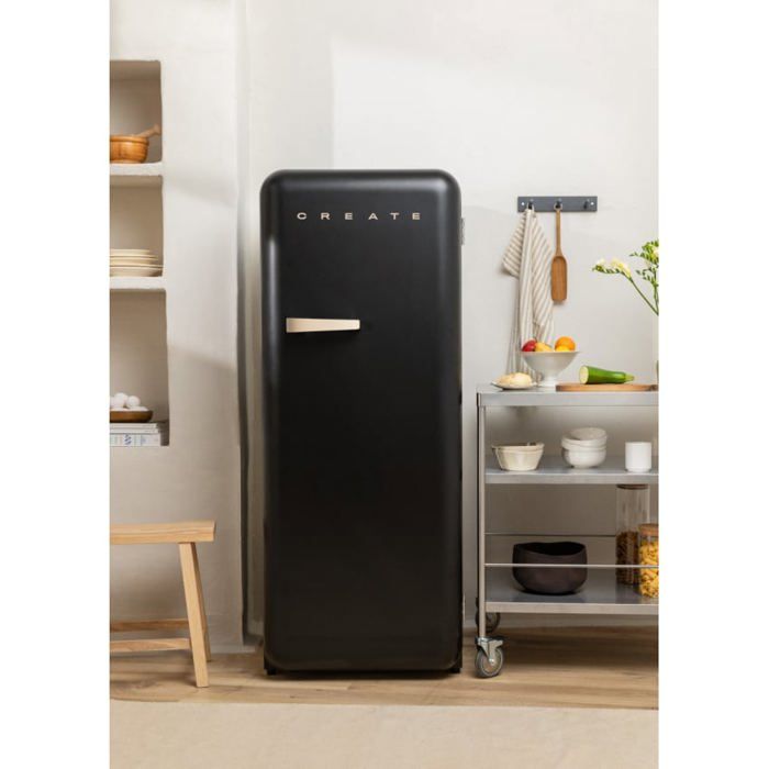 Réfrigérateur rétro - Create - 281L - Esthétique années 50 - Grande capacité