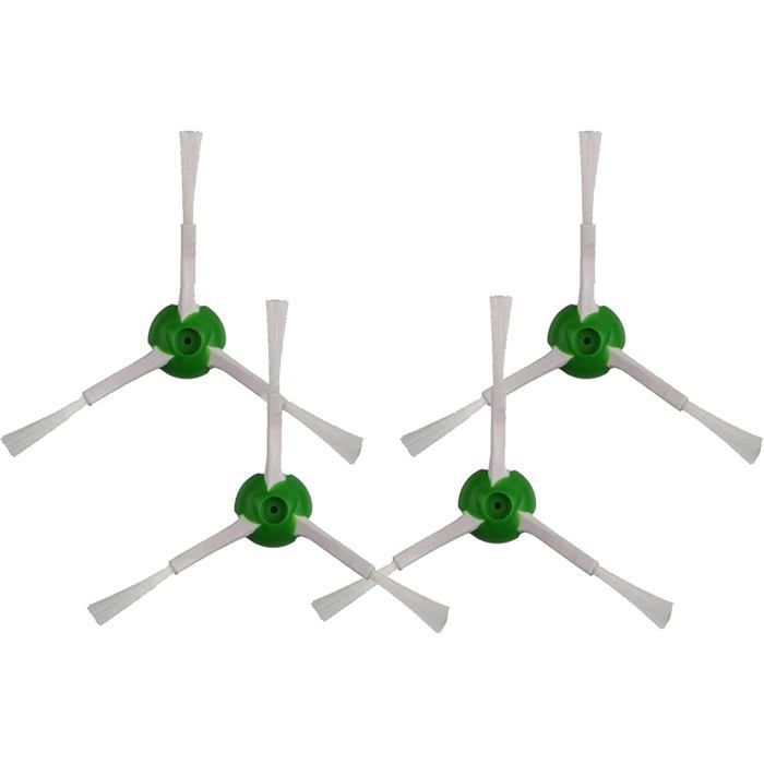 Lot De 3 Brosses Latérales Pour IRobot Roomba I7, I7+, E5, E6, E7 - Neuf - Marque Vhbw