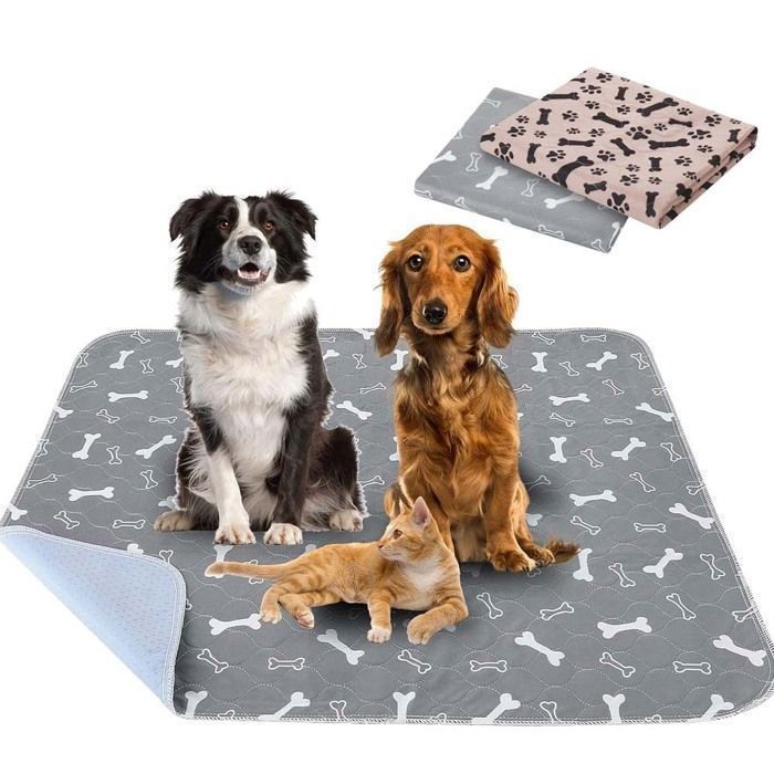 Comparer les prix de 1Pcs 90*80cm Tapis Educateur Chien Ultra Absorbant Tapis de Dressage Réutilisable pour Chiot pour Chien/Chat/Lapin QIEDOVIEY
