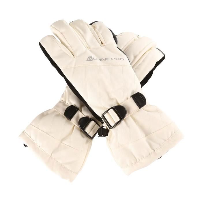 Gants chauffants femme Alpine Pro Rena - creme