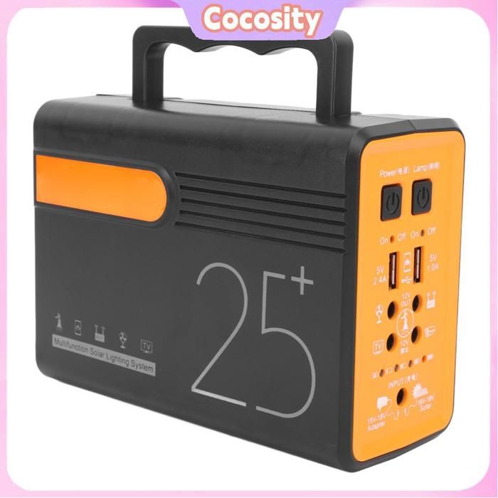 Cocosity Centrale électrique portable avec panneau solaire Générateur Solaire Portable Portable 12 V avec electromenager fait