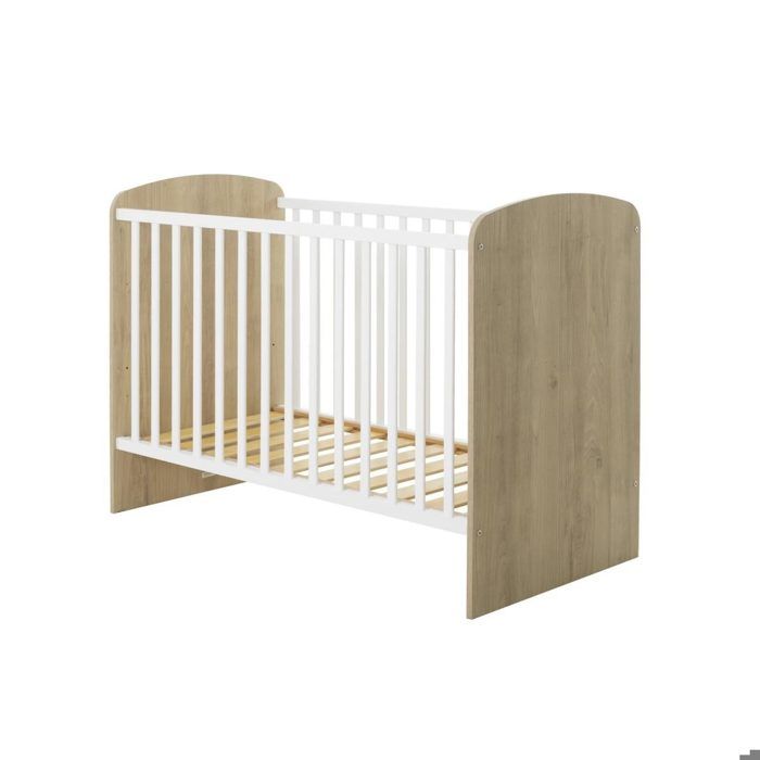 Lit bébé 70x140 cm - bois blanc Lit bébé 70x140 cm - bois blanc