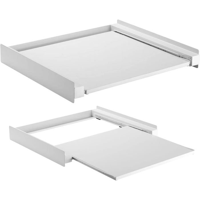 Cadre de raccordement universel - TRAHOO - Plaque coulissante - Pour lave-linge et sèche-linge - 60x53 cm - Trahoo