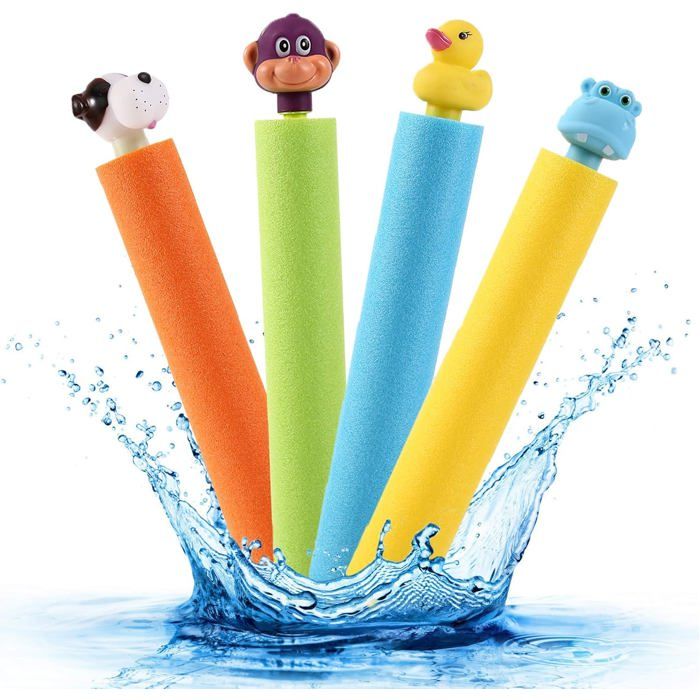Pistolet à eau verte - Pistolet à eau électrique pour enfants, absorption'eau automatique, haute