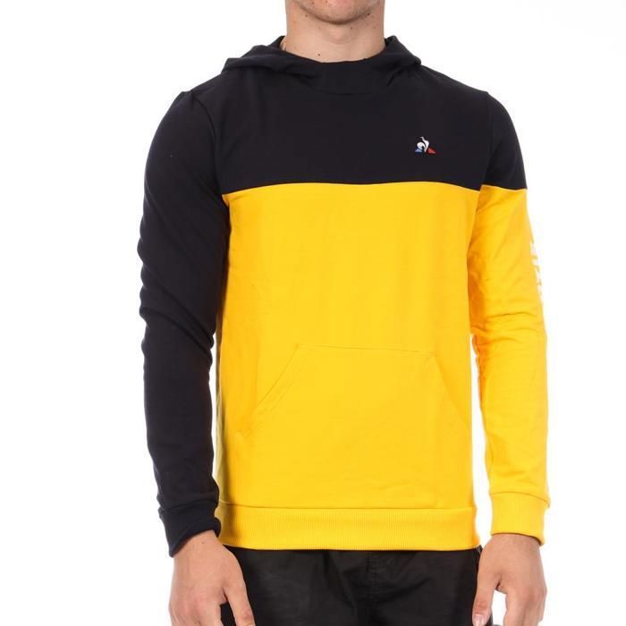 Sweat Marine/Jaune Homme Le Coq Sportif Captain Sweat Marine/Jaune Homme Le Coq Sportif Captain