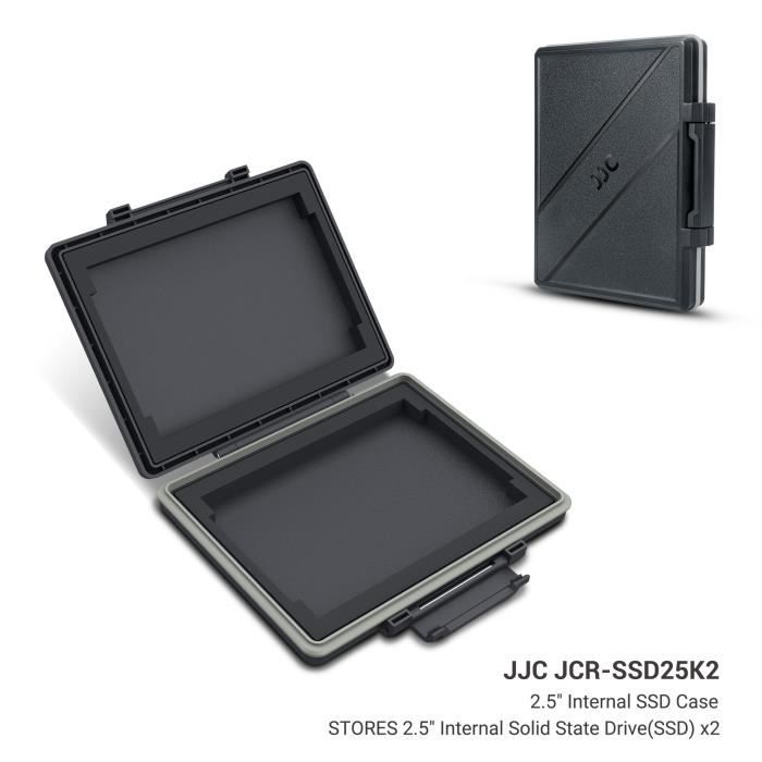 NOUVEAU SSD25K2-JJC – étui étanche pour cartes mémoire, conteneur pour  cartes mémoire SD-MicroSD-Micro SD-TF