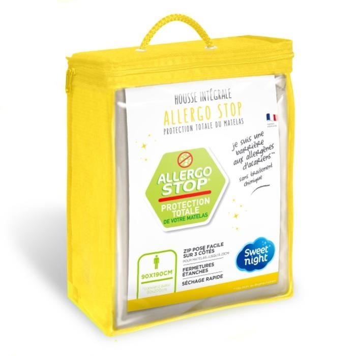 Sweetnight Zip de Fermeture Prot/ège Oreiller Allergostop/® 50x70 cm Sans traitement chimique Anti Punaises de Lits et Anti Acariens