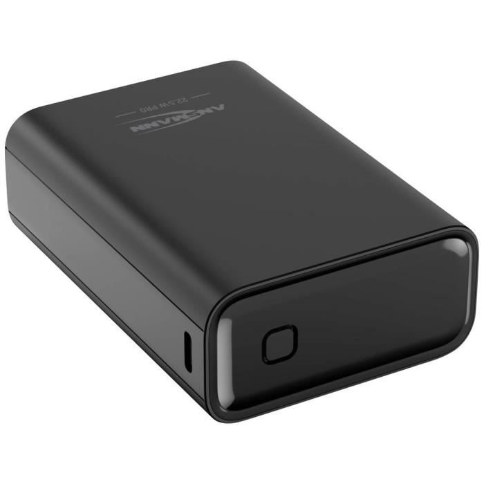 Batterie externe - ANSMANN - PB222PD sw - 20000 mAh - Power Delivery 3.0 - Quick Charge 2.0