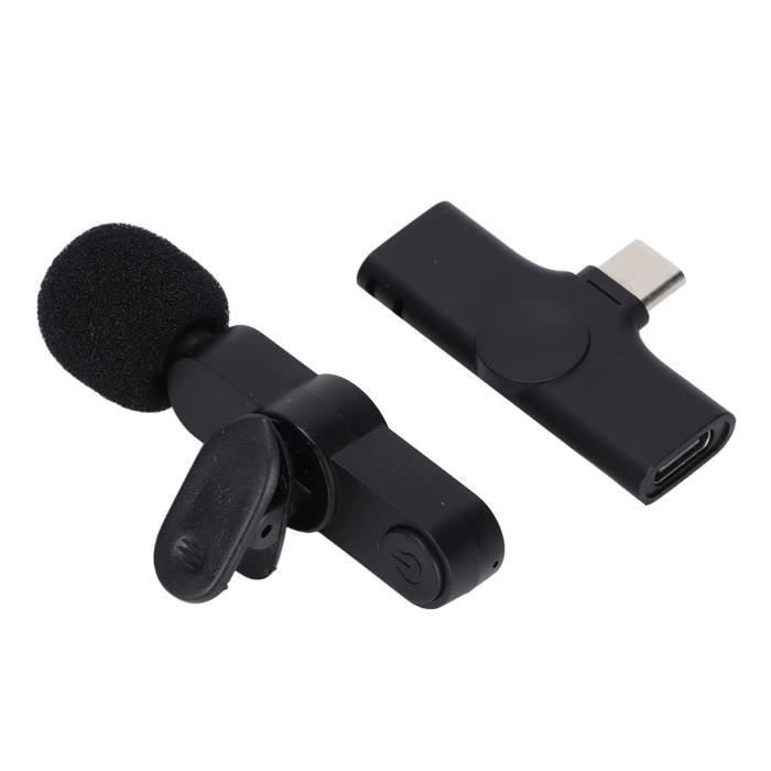Mini microphone portable sans fil à changeur de voix 4 modes pour /