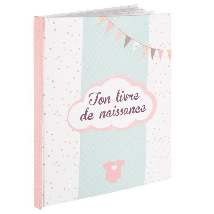 Mon album de naissance Fille - Coloris ROSE - Cdiscount Beaux-Arts